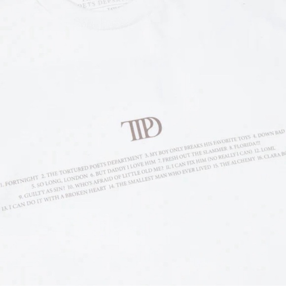 NEW AUTHENTIC TAYLOR SWIFT TTPD SHIRT - Picture 3 of 4